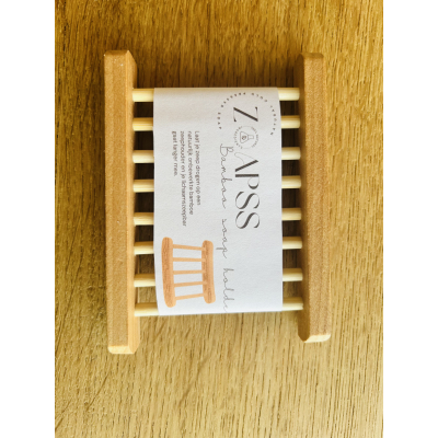 Bamboo soap holder