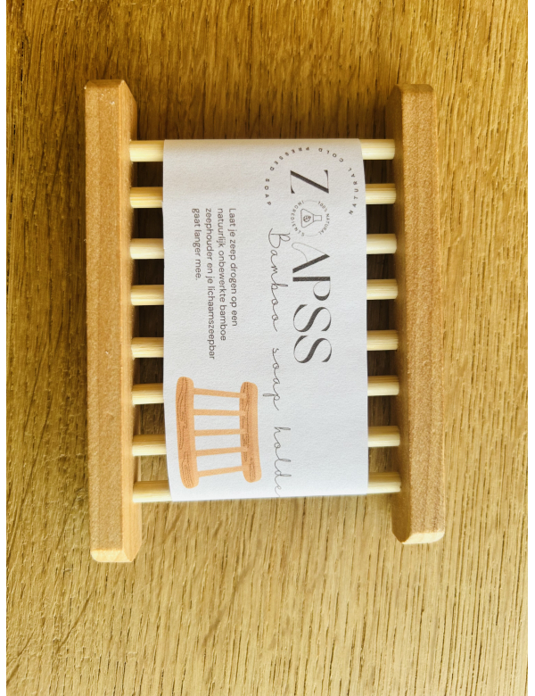 Bamboo soap holder